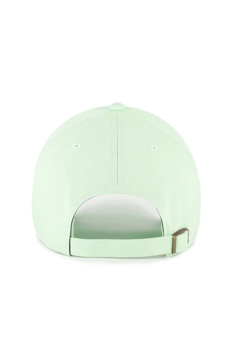 '47 Men's '47 Light Green Miami Hurricanes Vault Clean Up Adjustable Hat, Alternate, color,