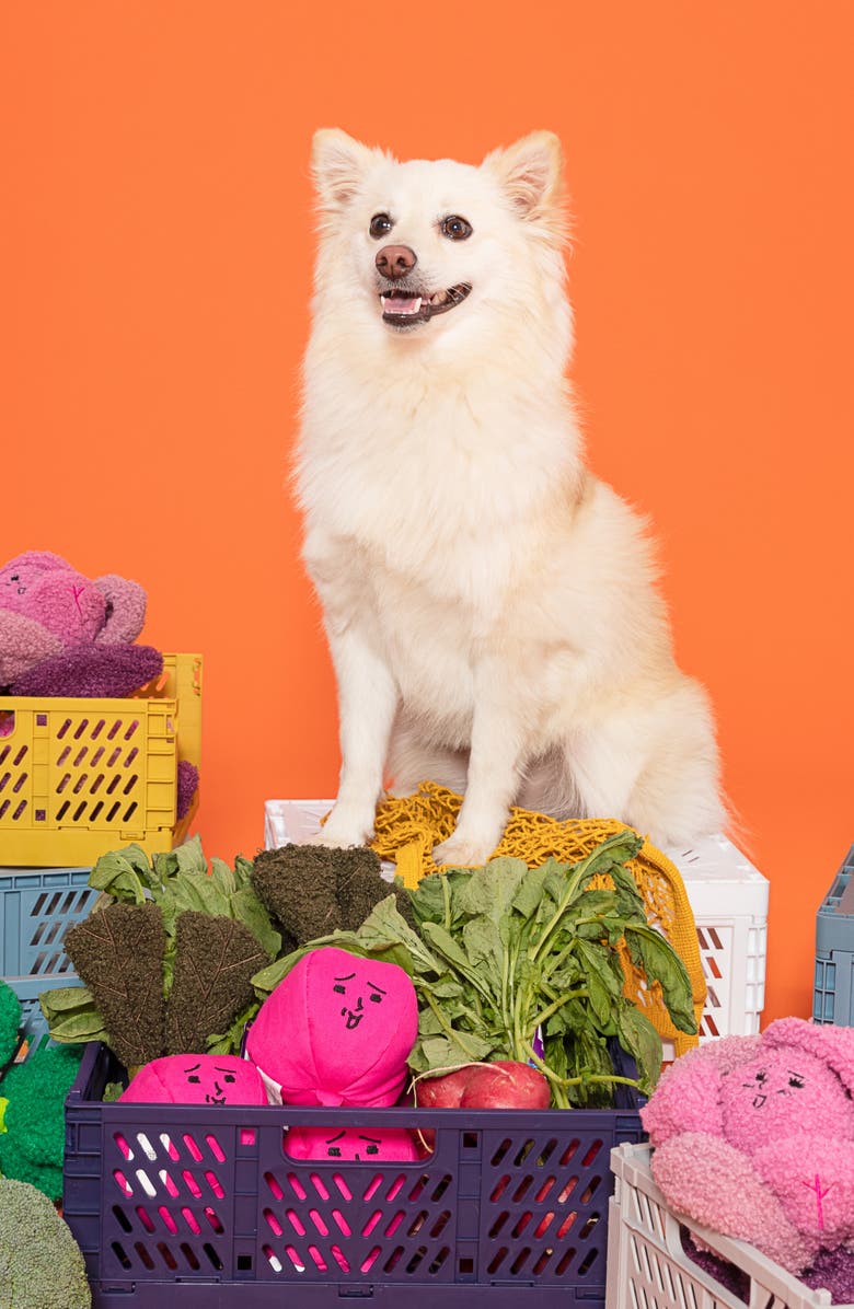 the furryfolks Radish Nosework Toy, Alternate, color, Pink