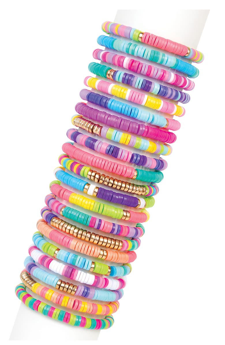 Make It Real Swift Clicks Heishi Bracelet Making Kit, Alternate, color, Multi