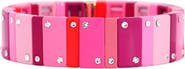 The Lovery Fine Jewelry Hot Pink Domino Stretch Bracelet