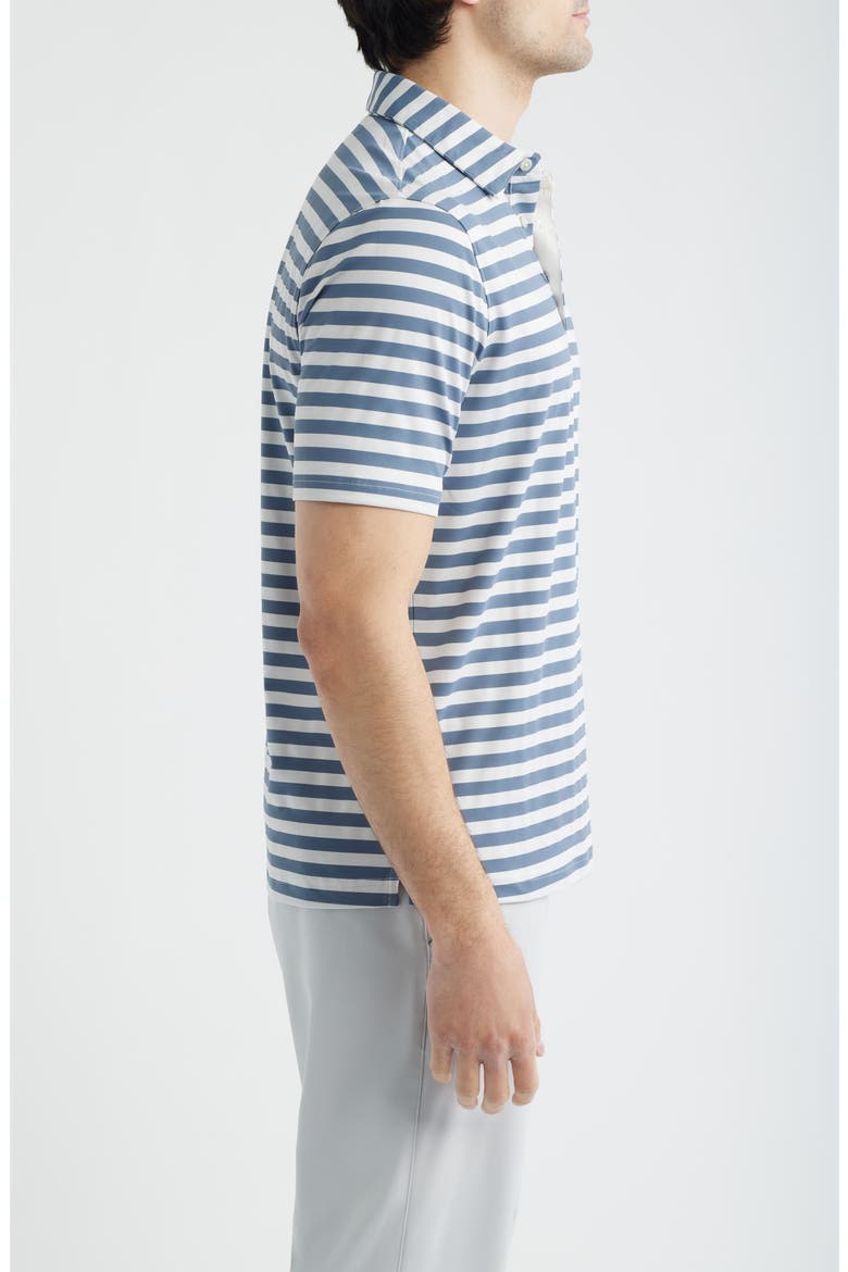 Prep Stripe Polo, Alternate, color, INDIGO