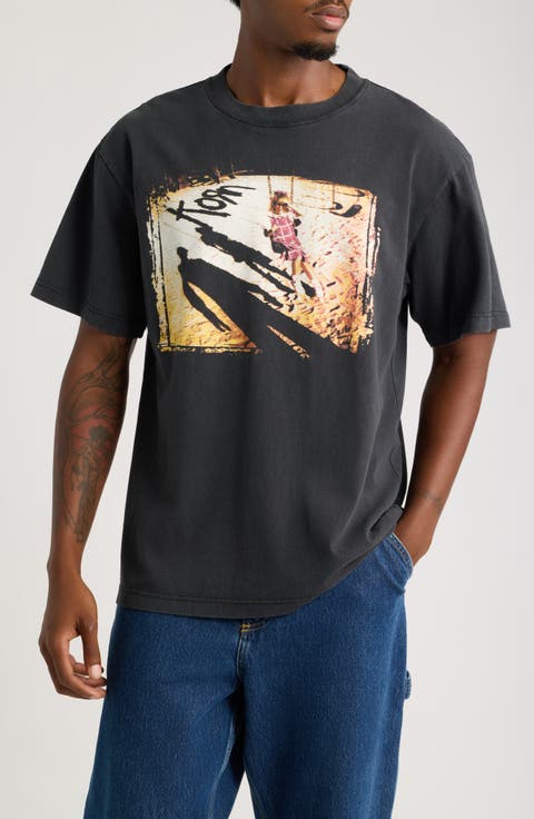 Korn Shadow Cotton Graphic T-Shirt