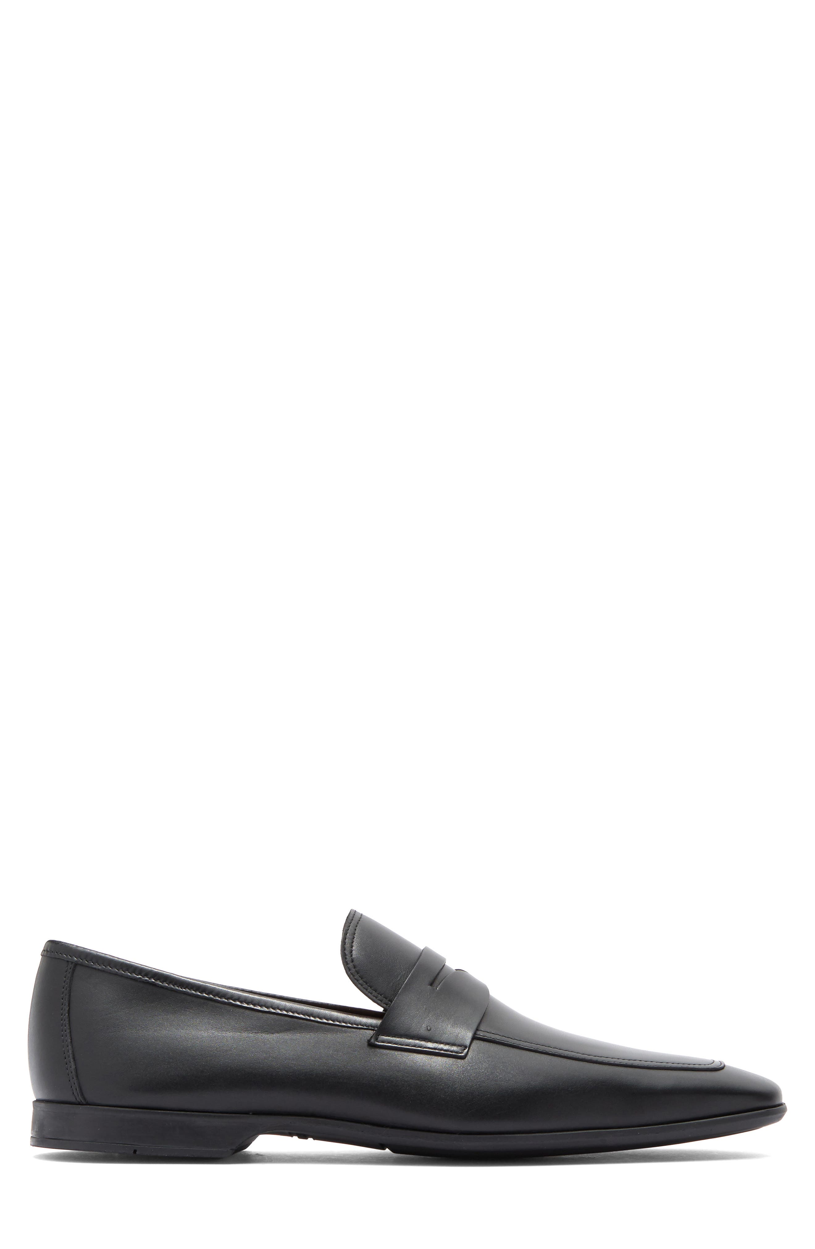 Magnanni Talaz Penny Loafer, Alternate, color, Black
