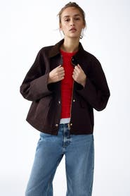H&M Jacket with corduroy collar