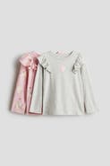 H&M 2-pack Printed Jersey Tops