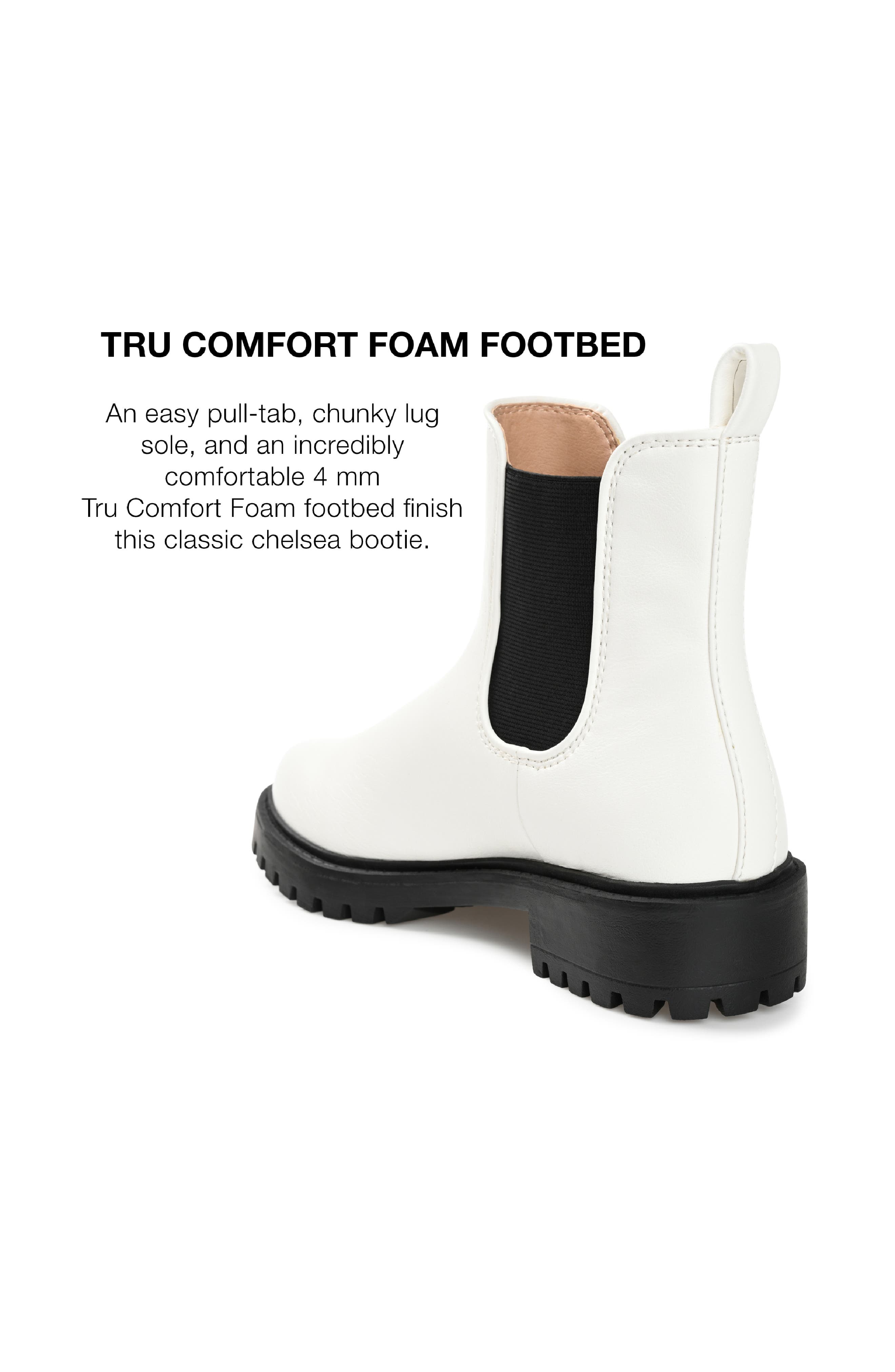 Journee Collection Kenova Bootie, Alternate, color, White