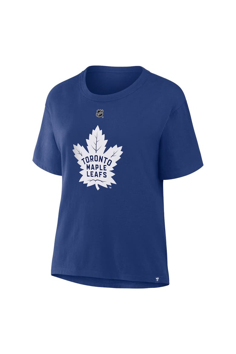 Women's Fanatics William Nylander Blue Toronto Maple Leafs Authentic Stack Name & Number T-Shirt, Alternate, color, Blue