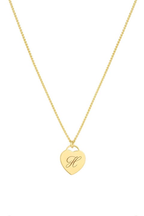 Alice Initial Heart Necklace