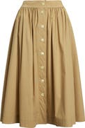 Lauren Ralph Lauren Cotton Blend Skirt