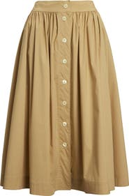 Lauren Ralph Lauren Cotton Blend Skirt