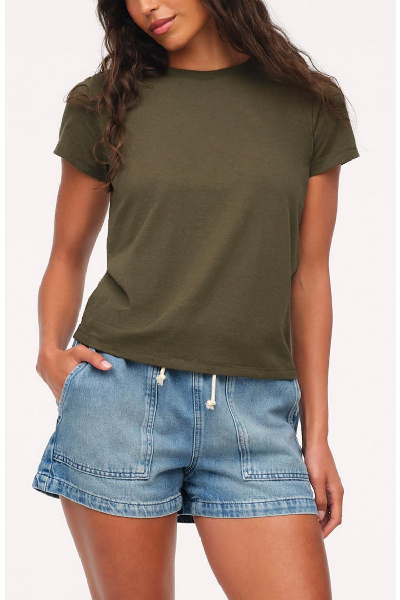 Perfect T-Shirt, Main, color, DARKEST OLIVE
