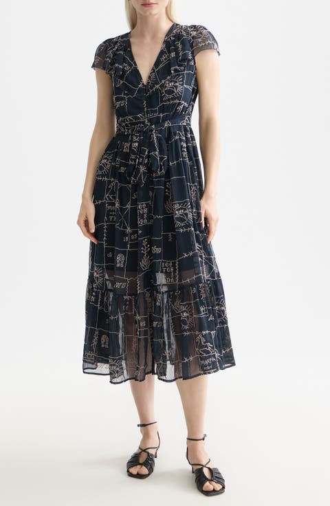 Cross Stich Embroidery Dress