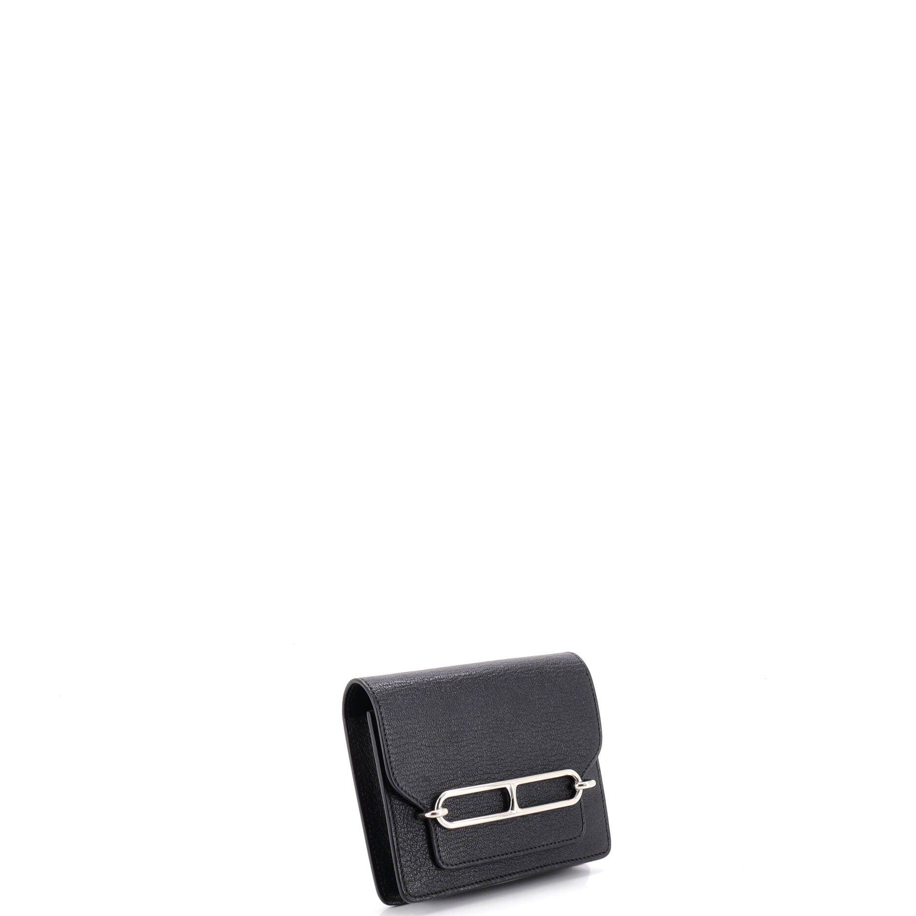 Roulis Slim Wallet Chevre Mysore, Alternate, color, Black