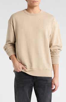 AG Arc Crewneck Cotton Sweatshirt