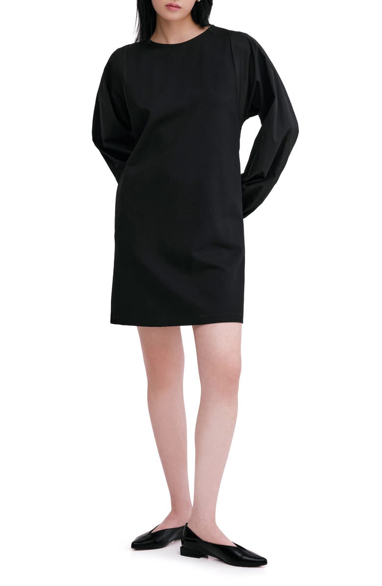 Marcella Patti Long Sleeve Dress, Alternate, color, Black