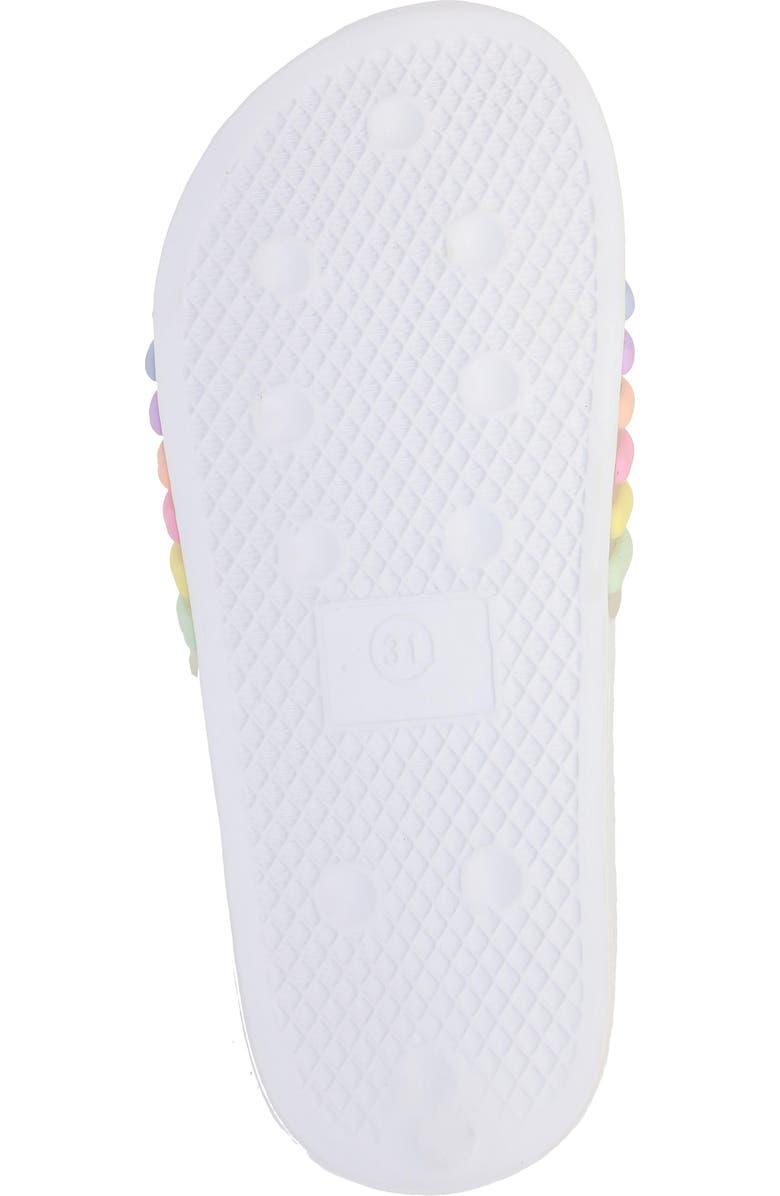 MIA Kids' Jhilly Slide Sandal, Alternate, color, White Multi