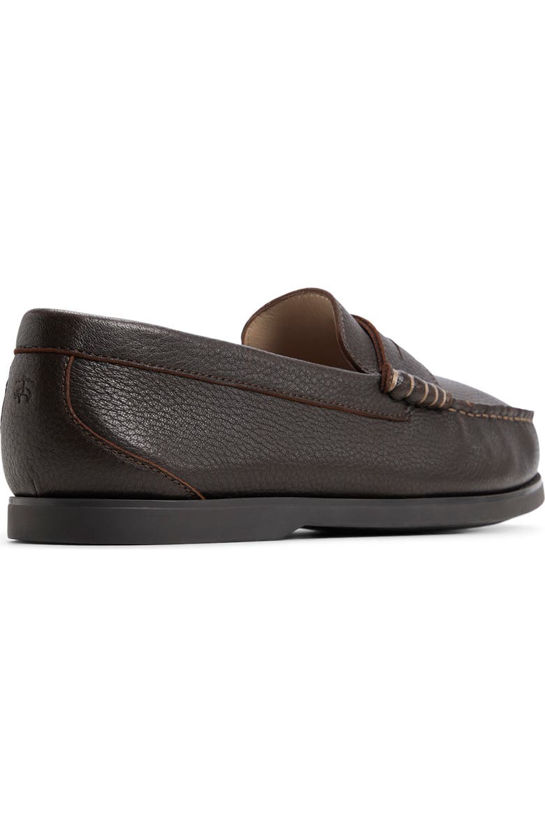 Brooks Brothers Eastport Penny Loafer, Alternate, color, Dark Brown