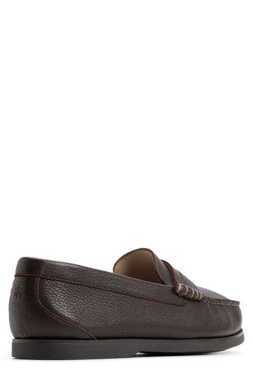 Brooks Brothers Eastport Penny Loafer In Brown