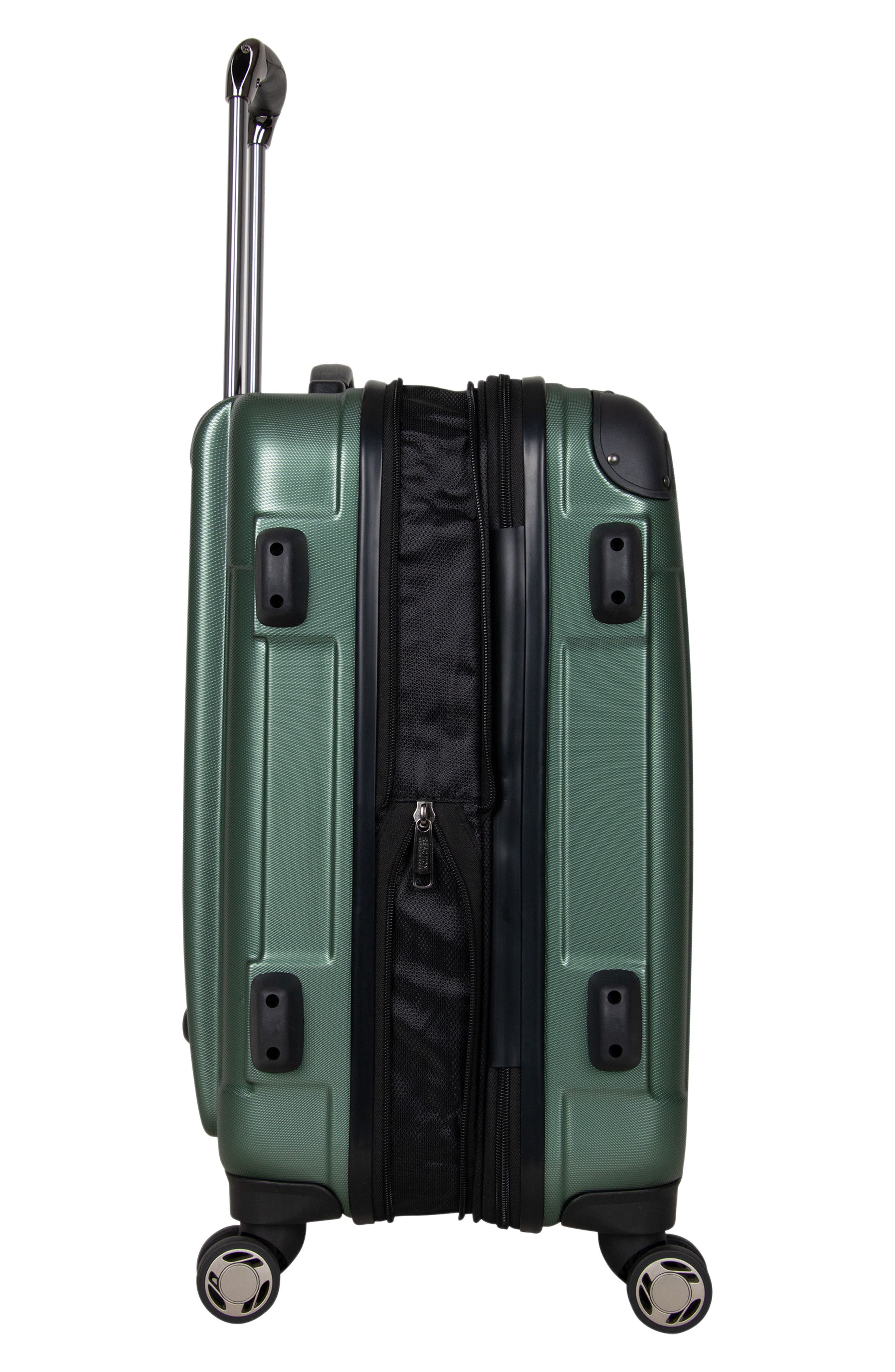 Kenneth Cole Reaction Renegade 20" Lightweight Hardside Expandable Carry-On Luggage, Alternate, color, Cilantro