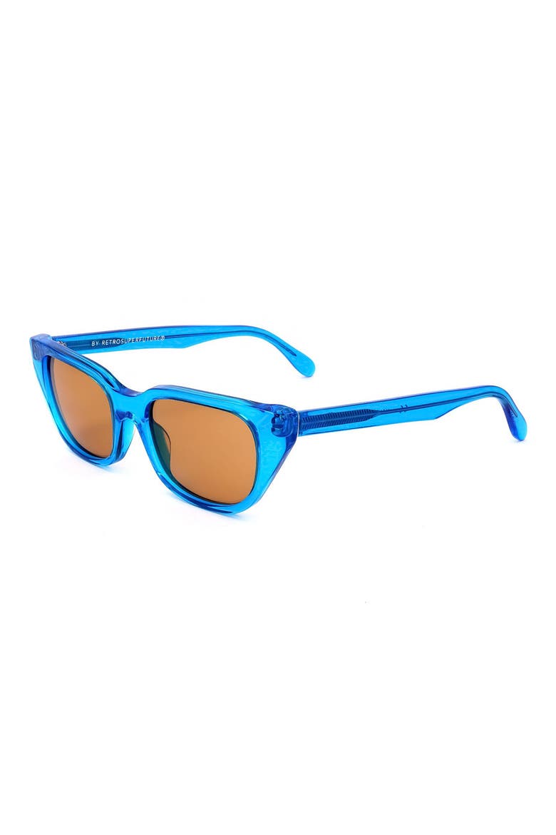 51mm Cat Eye Sunglasses, Alternate, color, BLUE