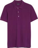 TOM FORD Lyocell & Cotton Piqué Polo