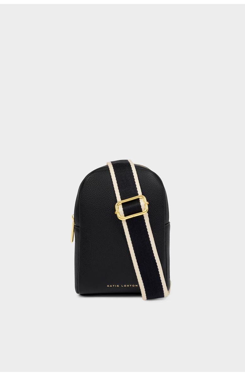 Katie Loxton Kaite Sling Bag, Alternate, color, Black Canvass Strap