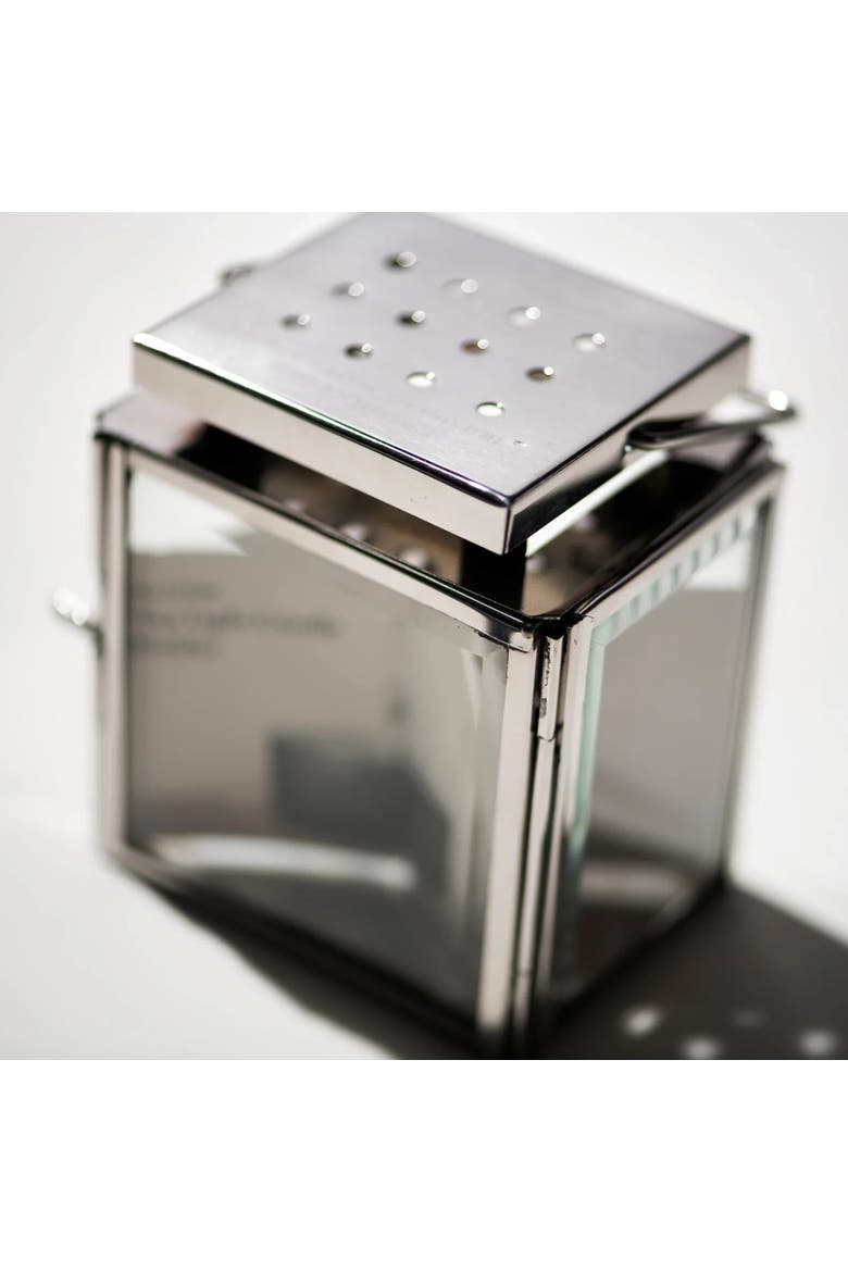 Candle Lantern - Stainless, Alternate, color, Silver
