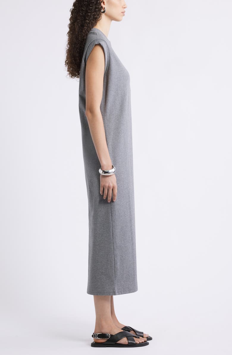 Nordstrom Muscle Sleeve Pima Cotton Jersey Maxi Dress, Alternate, color, 