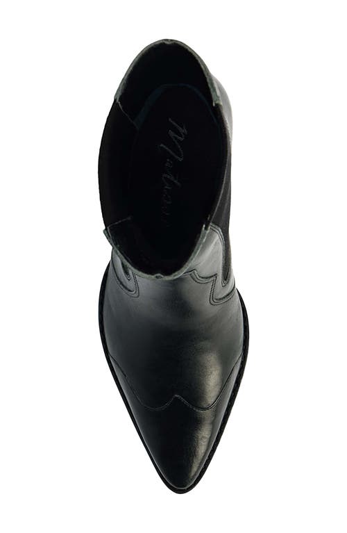 Matisse Keith Lizard Embossed Chelsea Boot In Black