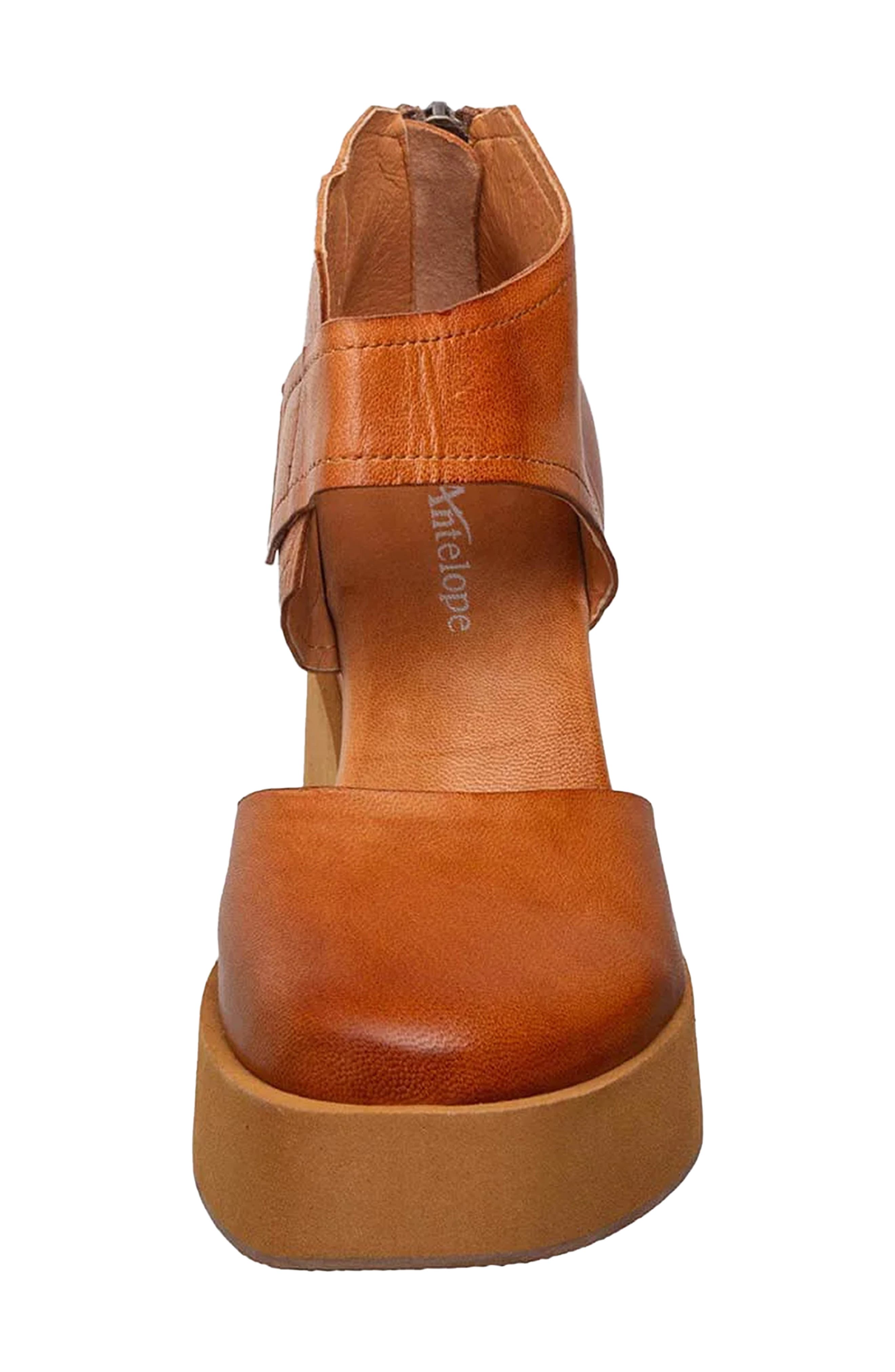 ANTELOPE Ursula Platform Wedge Pump, Alternate, color, Tan