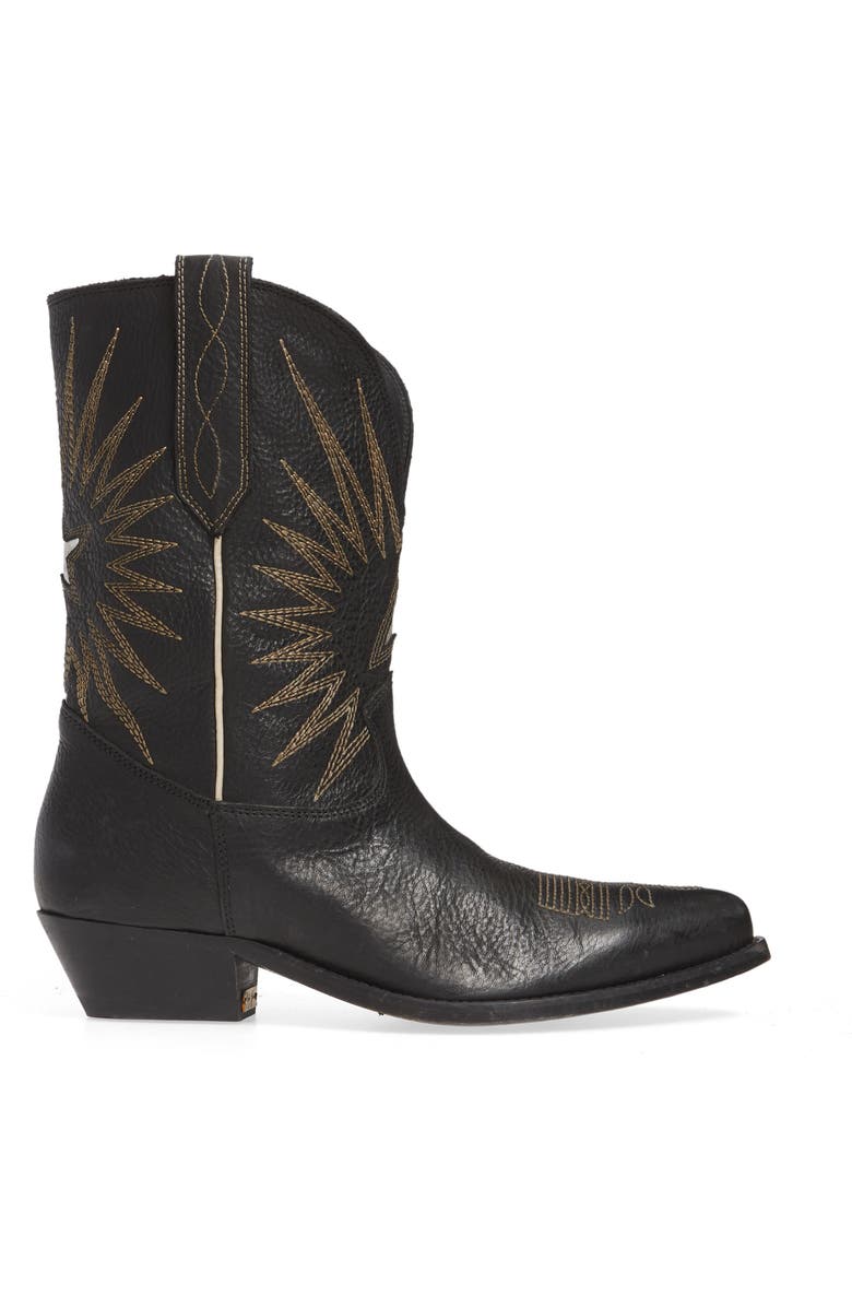 Golden Goose Wish Star Cowboy Boot, Alternate, color,