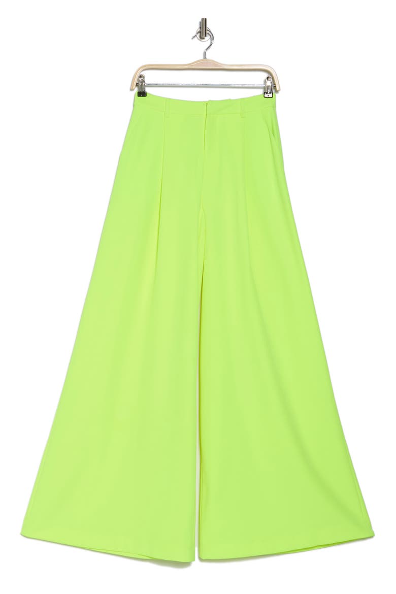 Caspian Wide Leg Pants, Alternate, color, NEON CITRUS