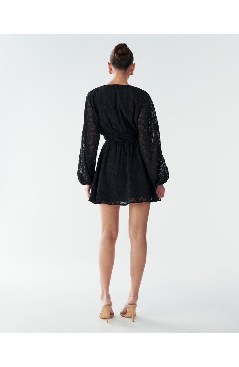 BWLDR Gracie Mini Dress, Alternate, color, Black