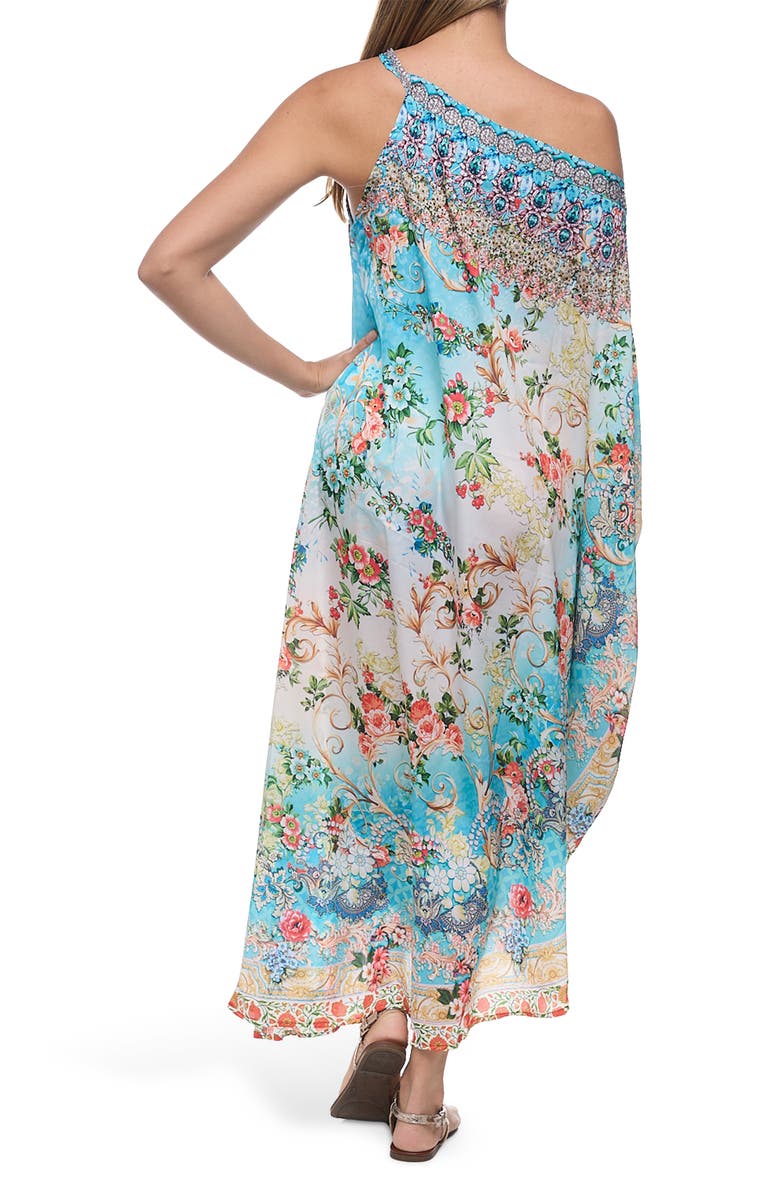 RANEES One Shoulder Maxi Dress, Alternate, color, Blue