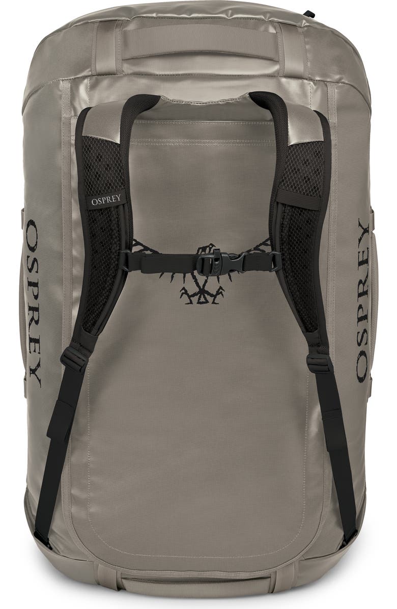 Osprey Transporter<sup>®</sup> 95L Water Resistant Duffle Backpack, Alternate, color, Tan Concrete