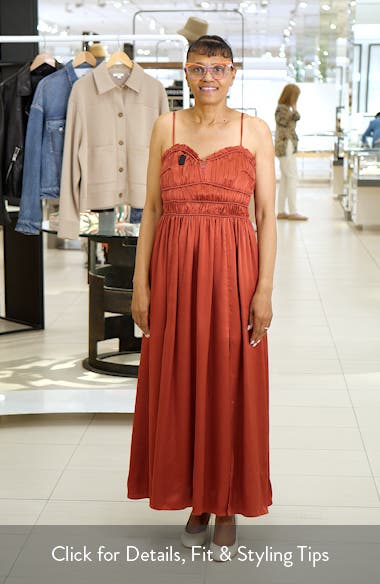 AllSaints Faelyn Sleeveless Silk Dress Nordstrom