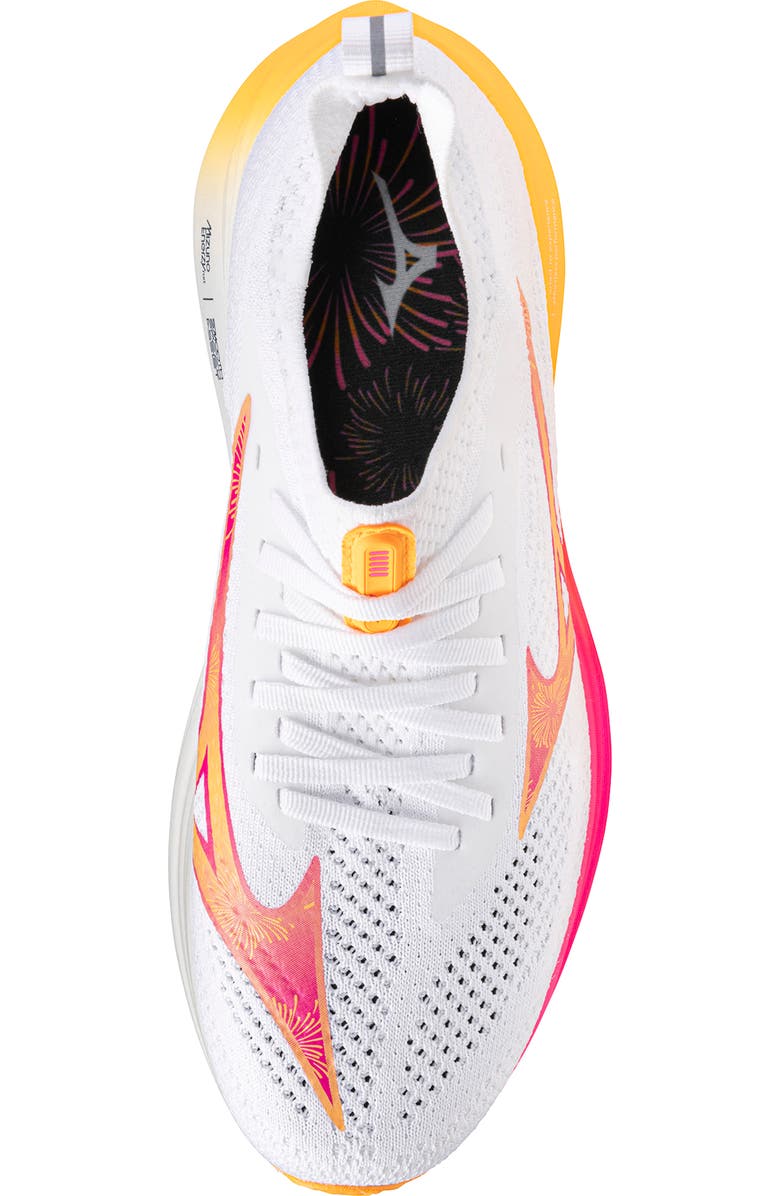 Mizuno Neo Zen Running Shoe, Alternate, color, Hanabi White-Tang Orange