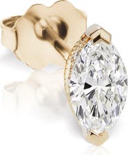 MARIA TASH Marquise Diamond Stud Earring