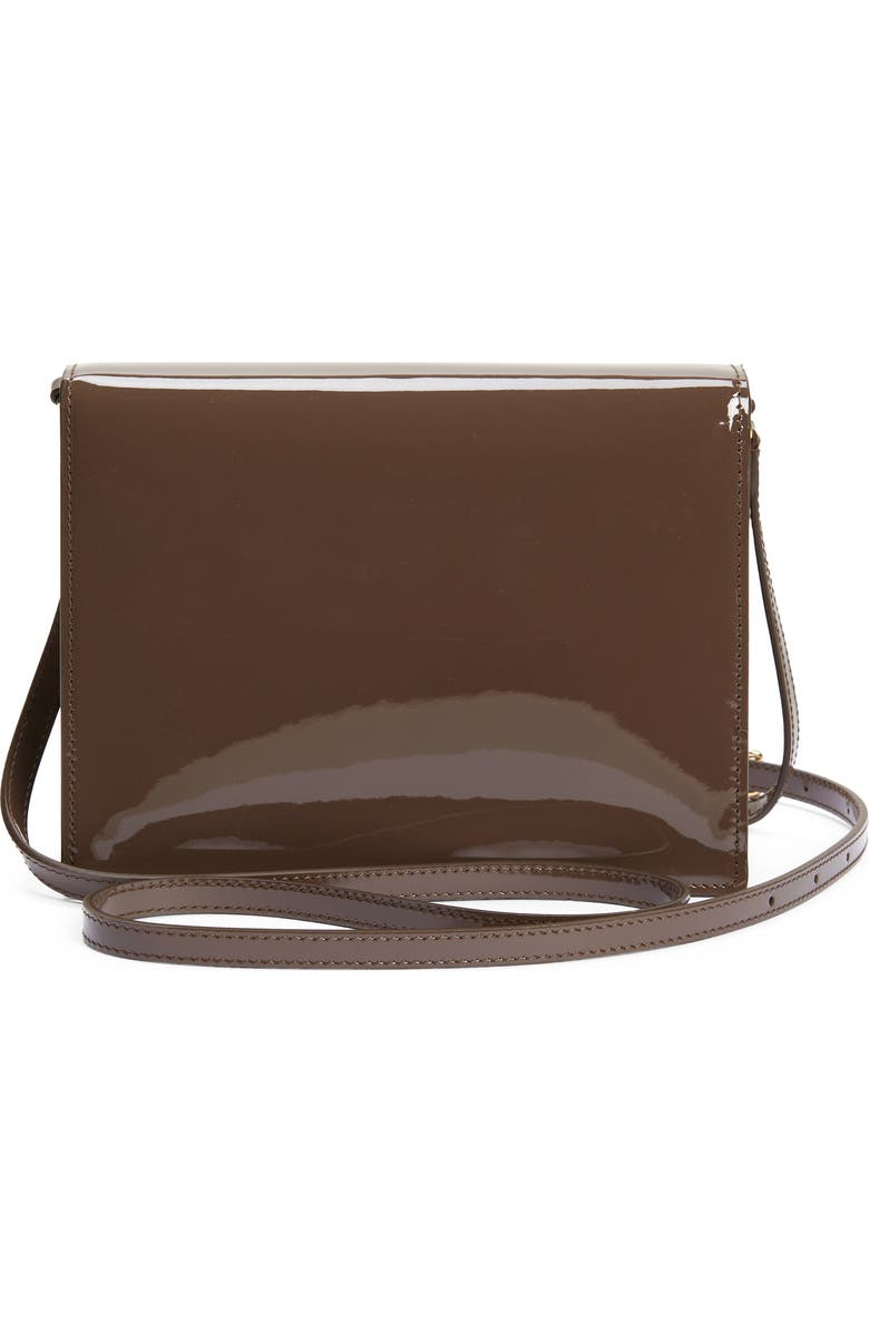 Dolce&Gabbana DG Logo Patent Leather Crossbody Bag, Alternate, color,