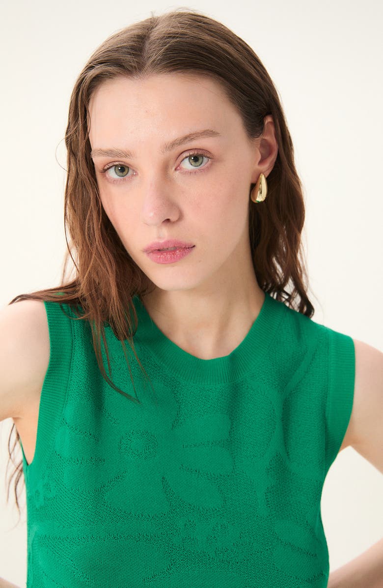 DELUC Icaria Jacquard Sweater Tank, Alternate, color, 