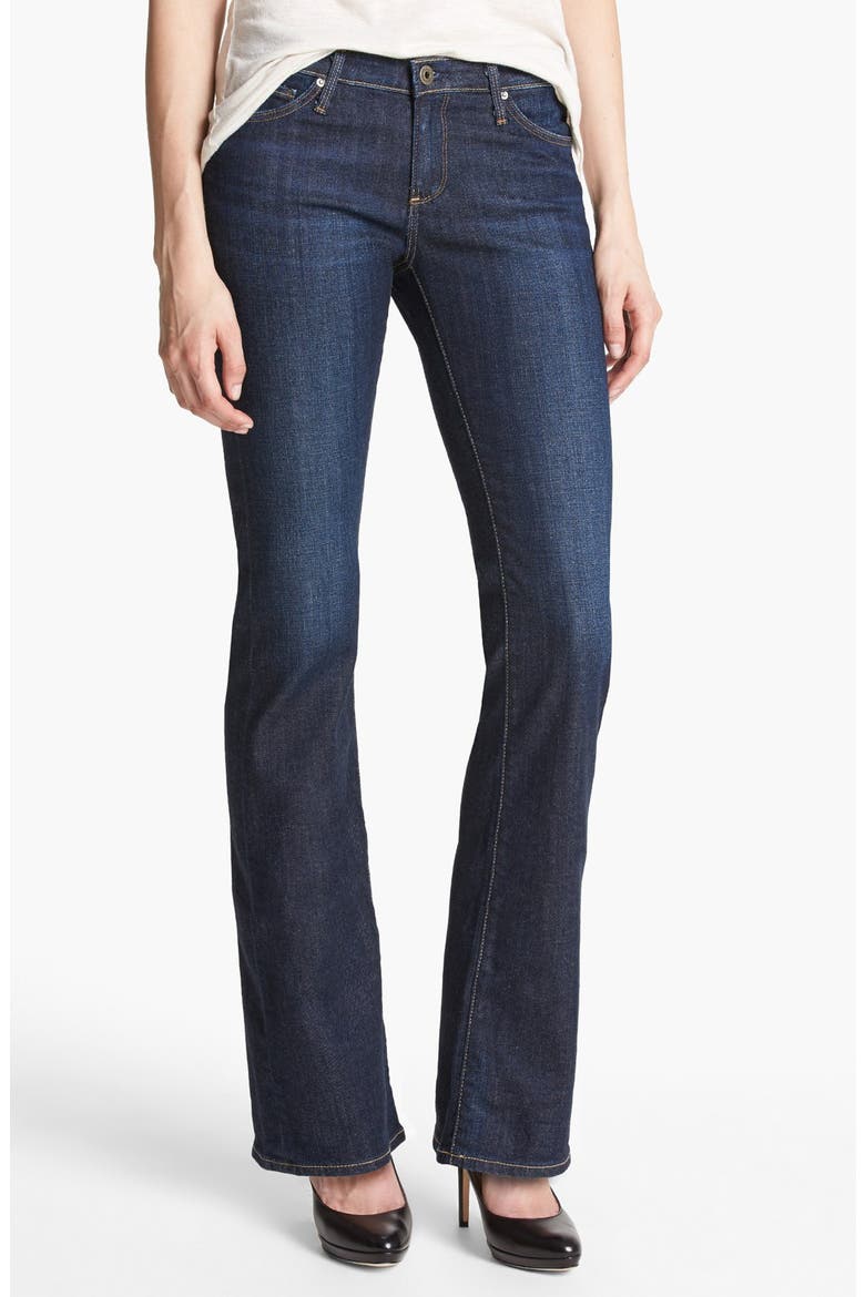 'Angelina' Bootcut Jeans, Main, color, CREST BLUE