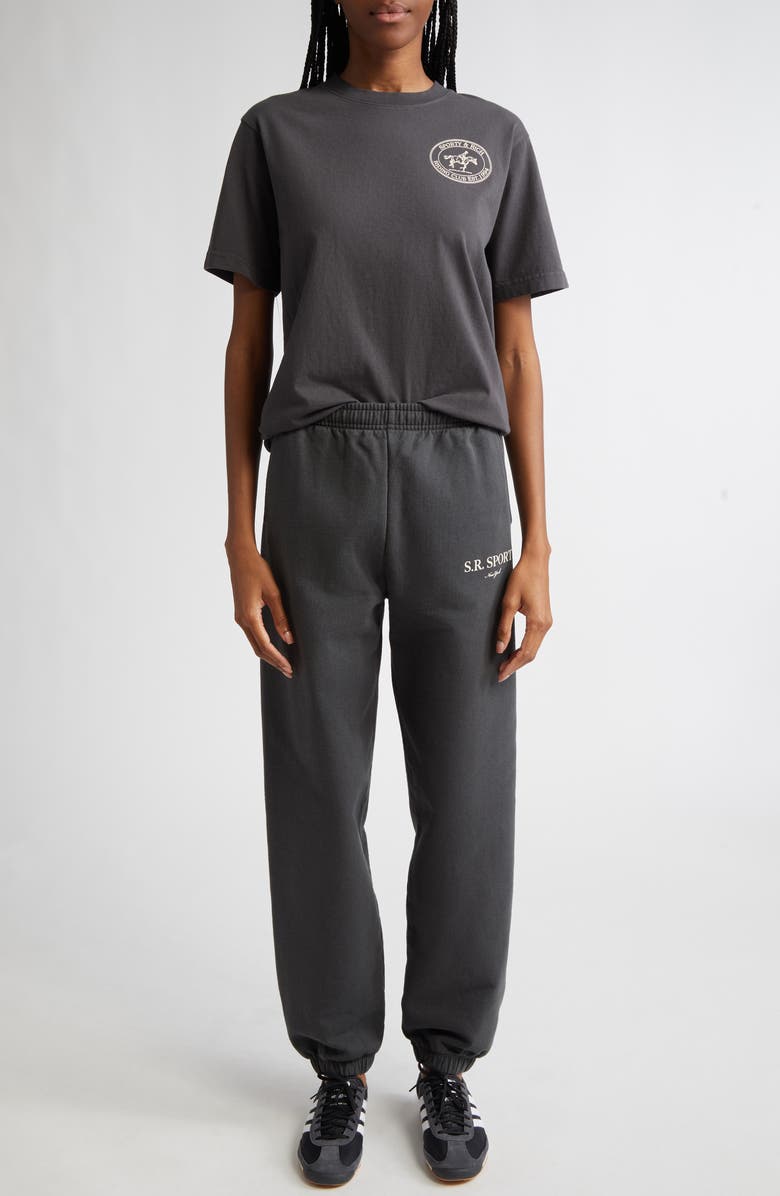 Sporty & Rich Riding Club Graphic T-Shirt, Alternate, color, 