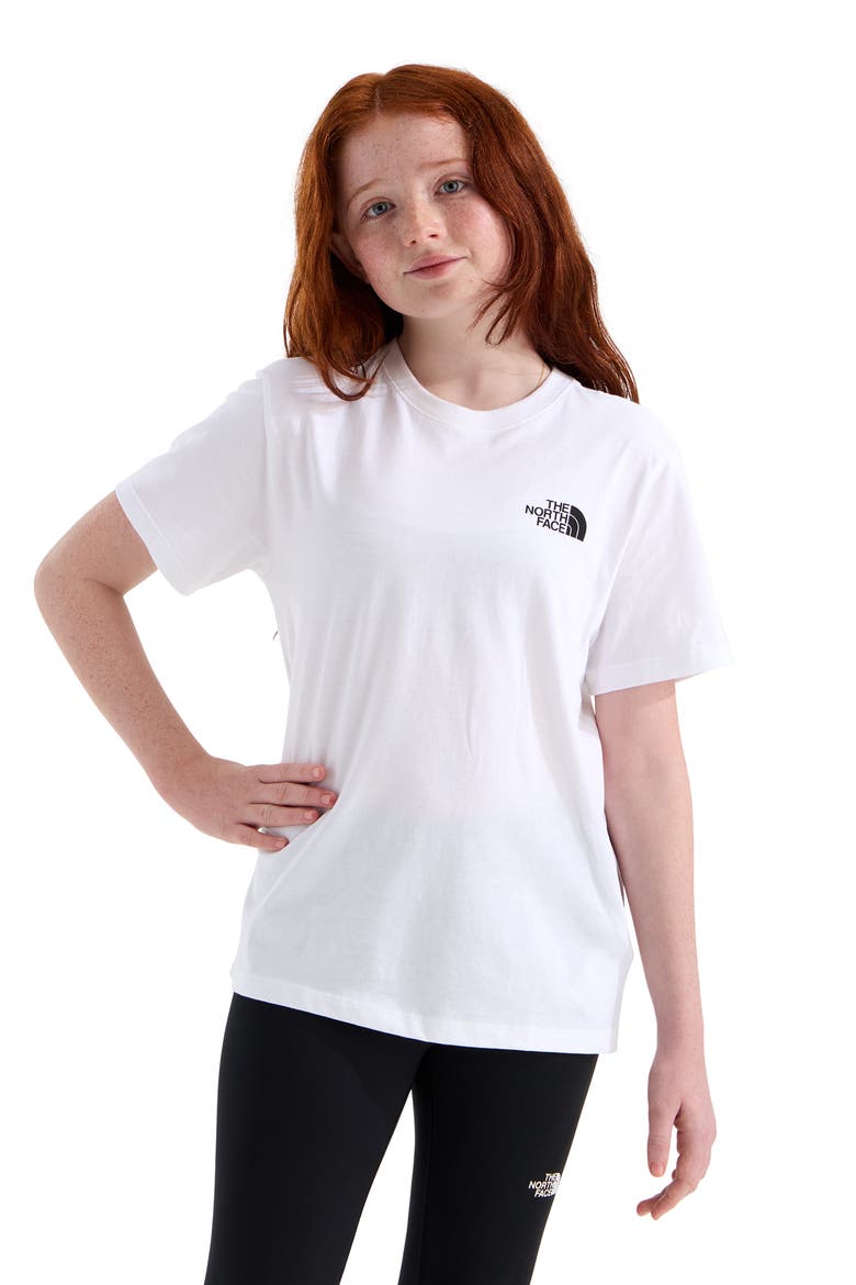 Kids' Evolution Box Graphic T-Shirt, Main, color, TNF WHITE