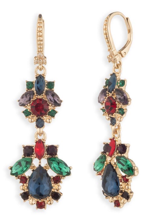 Magnificent Magnolia Double Drop Earrings