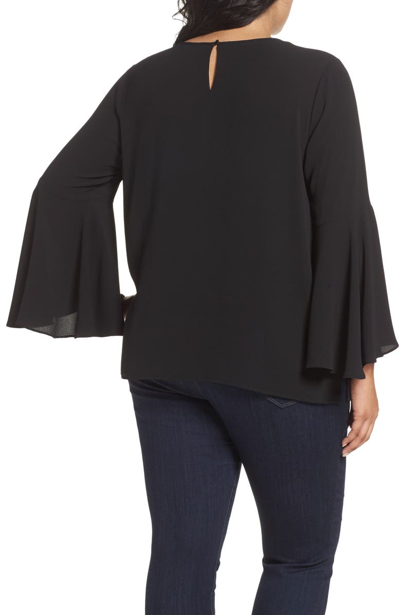 Vince Camuto Bell Sleeve Blouse, Alternate, color, 