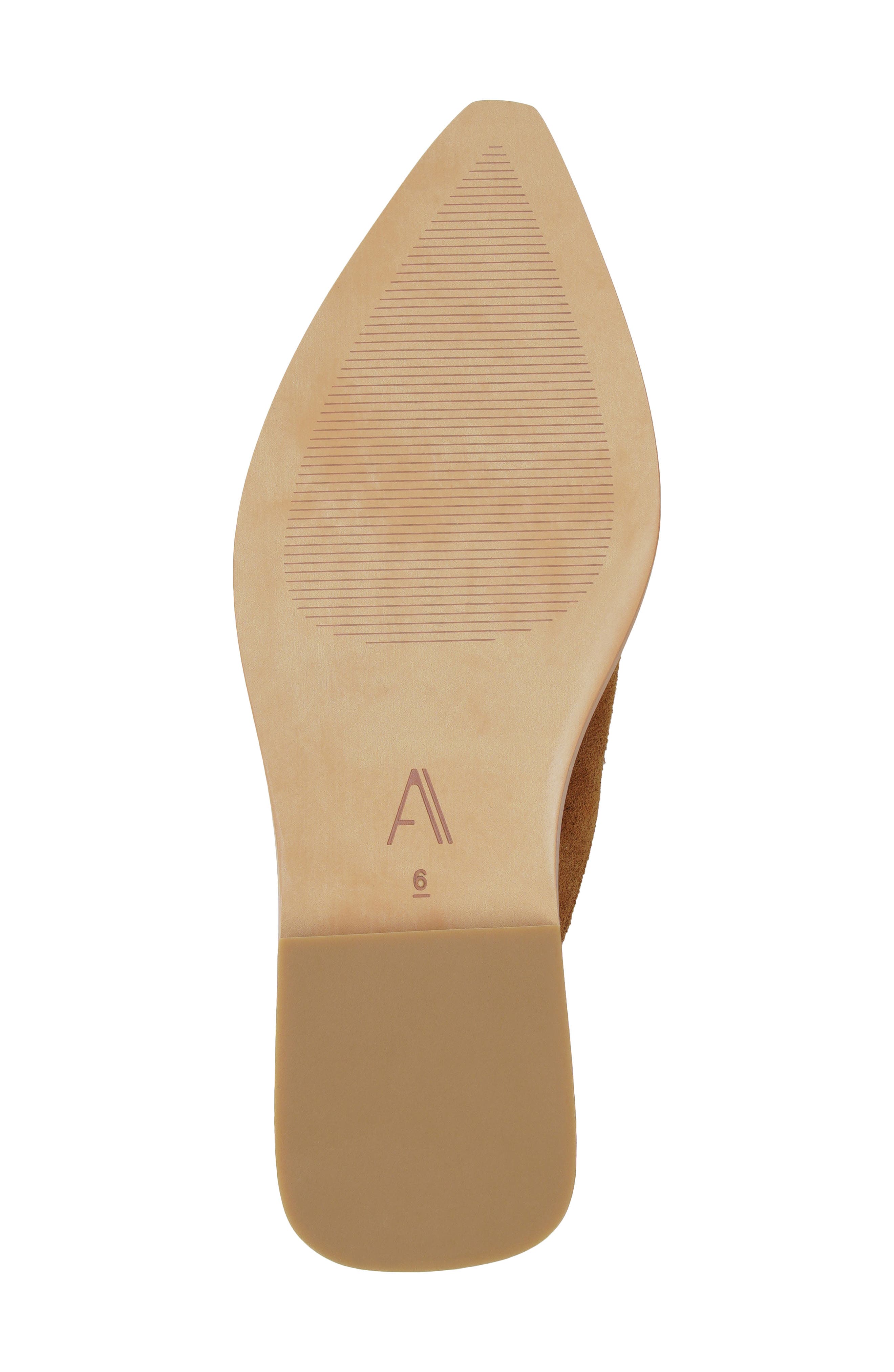 Pointed Toe Mule, Alternate, color, COGNAC SUEDE