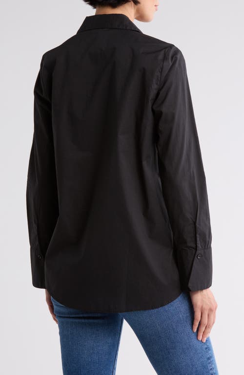 7 For All Mankind Cropped Cotton Button-up Shirt In White