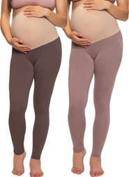 Felina Velvety Soft Maternity Leggings 2 Pack