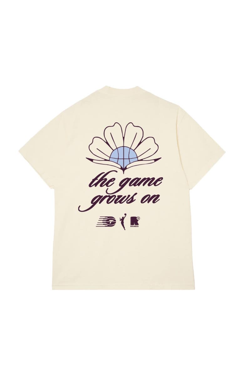 round21 Unisex round21 Cream Toronto Tempo Bloom Ball T-Shirt, Alternate, color, Cream