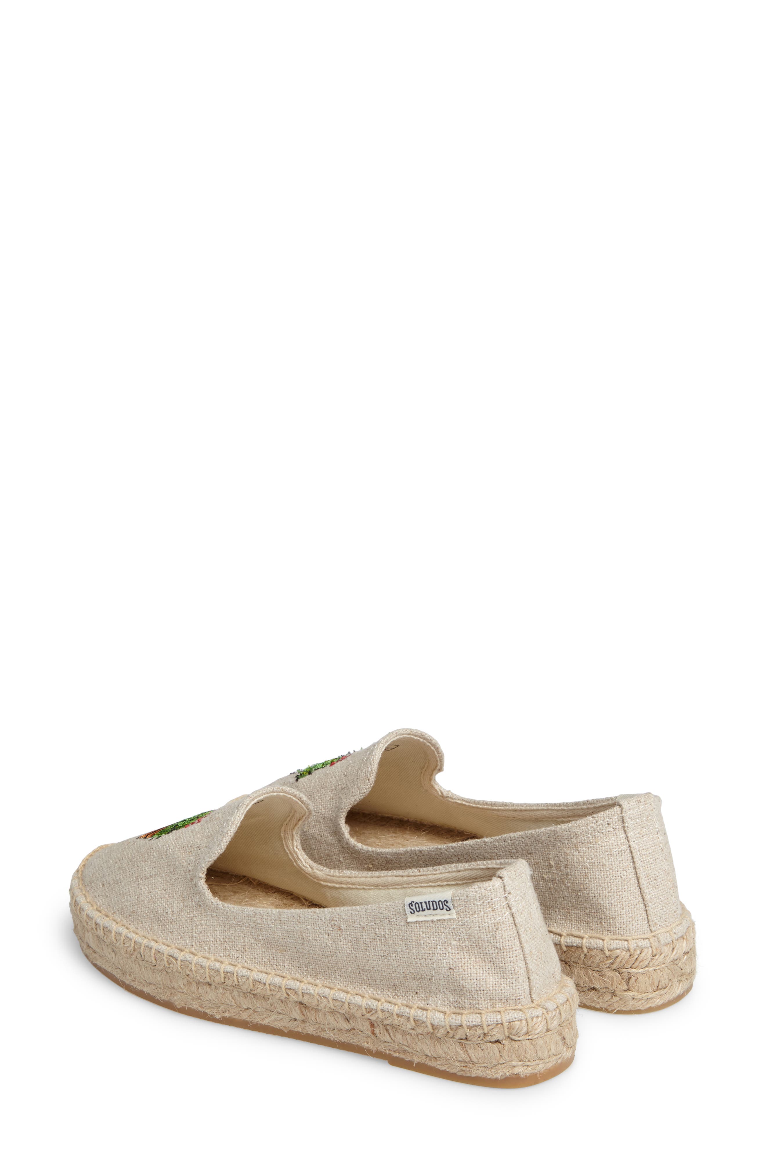 Soludus Cactus Platform Espadrille, Alternate, color, SAND CANVAS
